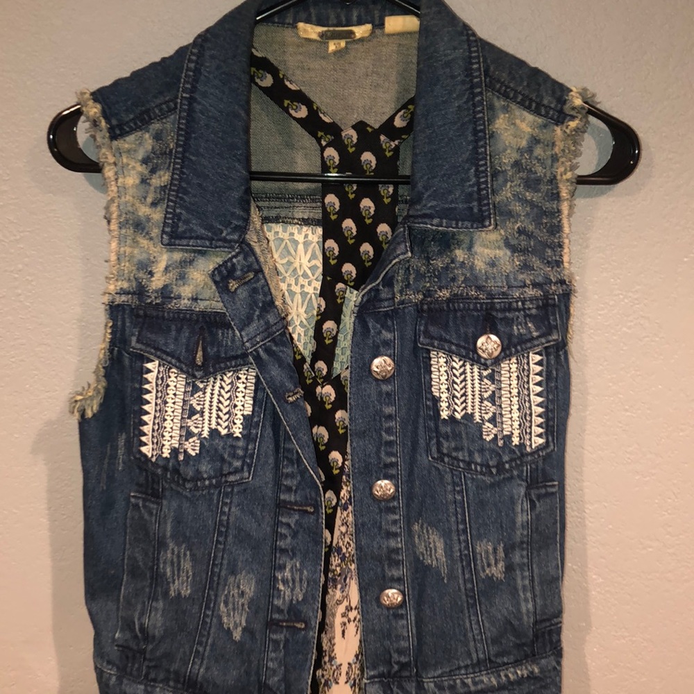 “Miss Me” Jean vest